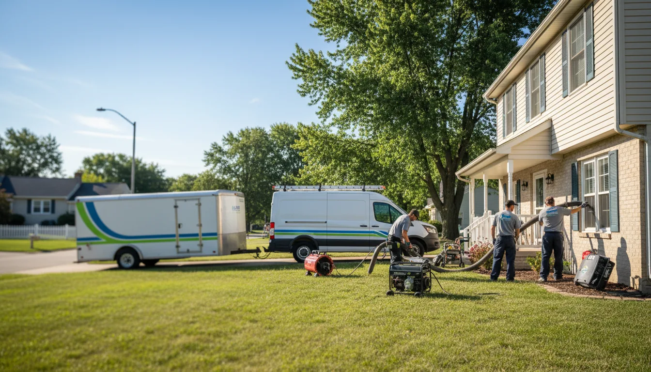 Flooded Basement Restoration And Cleanup With Repair in Saint Charles, MO near me